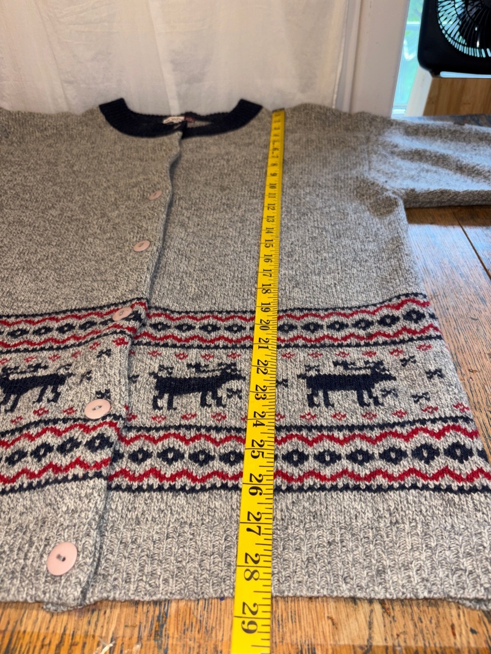 Noren Vintage Nordic Lambswool Cardigan – Women’s L - Picture 11 of 12